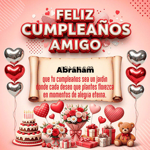 GIF de Abraham - Feliz Cumpleaños Amigo