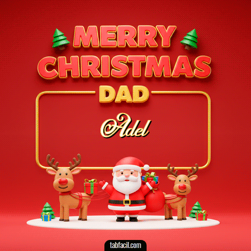 GIF de Adel - Merry Christmas DAD