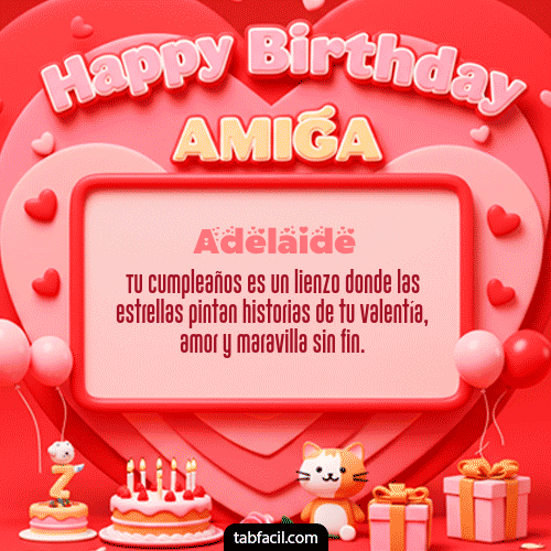 Feliz Cumpleaños Adelaide GIF