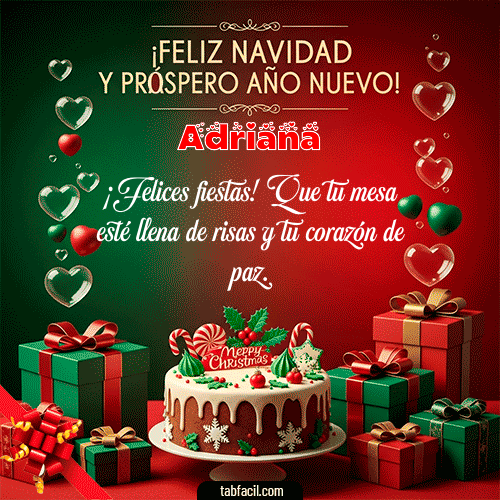 Ver GIF de Feliz Navidad y Próspero Año Nuevo GIF de Adriana - Feliz Navidad y Próspero Año Nuevo