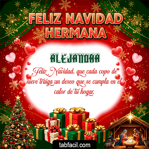 Feliz Navidad Alejandra GIF