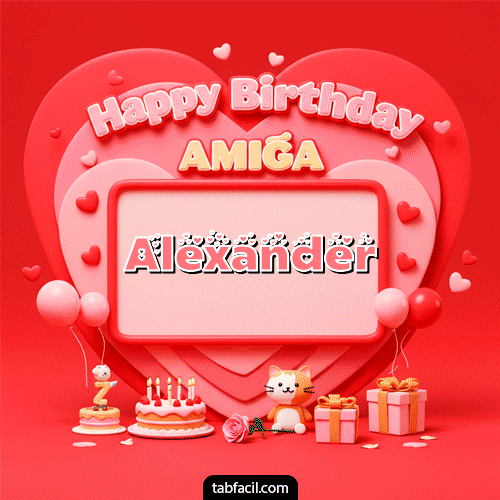 Ver GIF de 🍰 Happy BirthDay Amiga GIF de Alexander - 🍰 Happy BirthDay Amiga