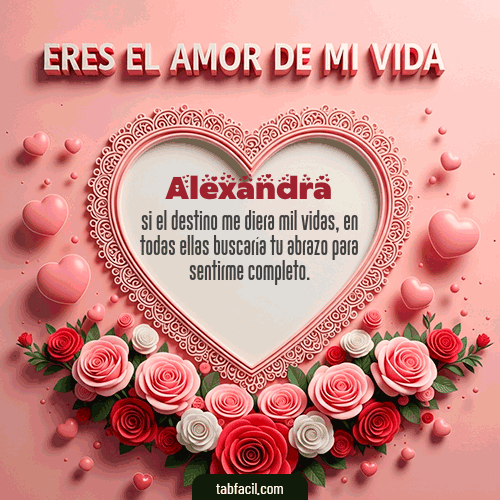 Ver GIF de Tú eres el amor de mi vida GIF de Alexandra - Tú eres el amor de mi vida