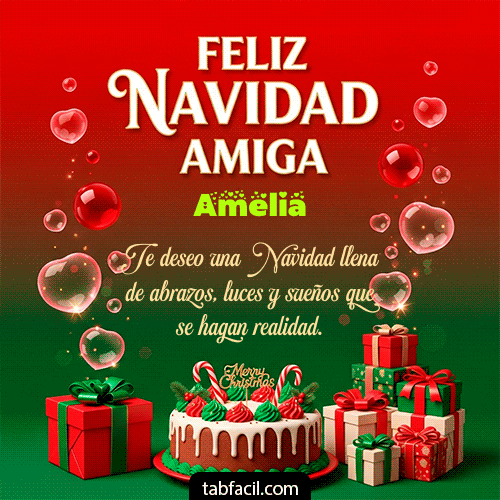 Ver GIF de Feliz Navidad Amiga GIF de Amelia - Feliz Navidad Amiga