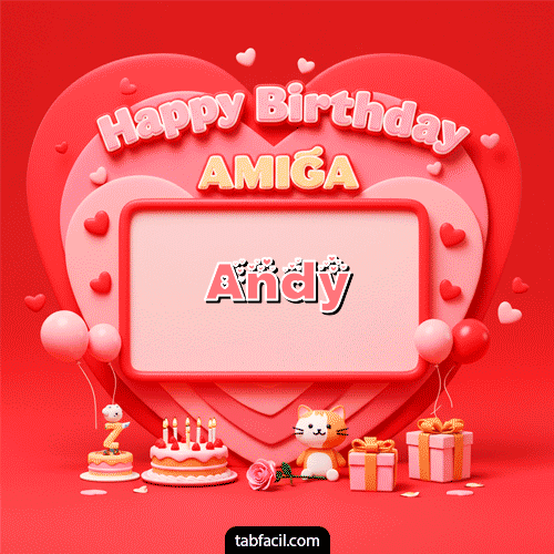 Ver GIF de 🍰 Happy BirthDay Amiga GIF de Andy - 🍰 Happy BirthDay Amiga
