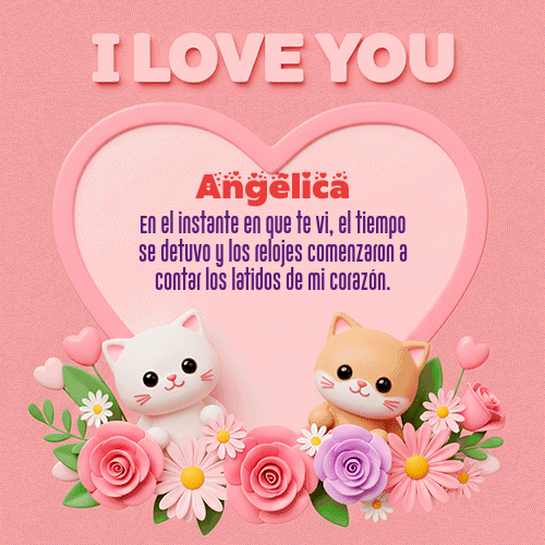 Feliz Dia Amor Angélica GIF