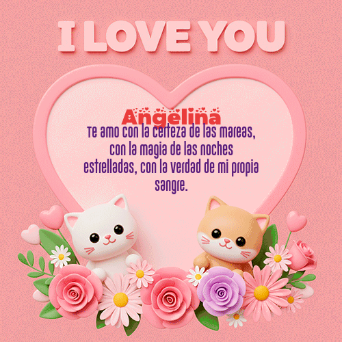 Ver GIF de Te Amo!!! GIF de Angelina - Te Amo!!!