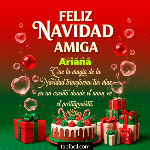 Feliz Navidad Ariana GIF