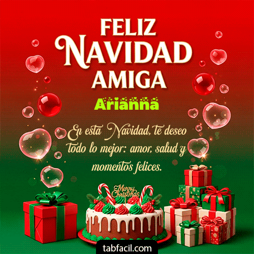 GIF de Arianna - Feliz Navidad Amiga