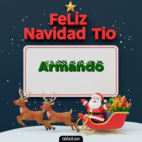 GIF de Armando - Feliz Navidad Tío