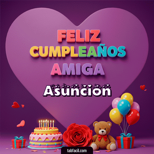 Feliz Cumpleaños Asunción GIF