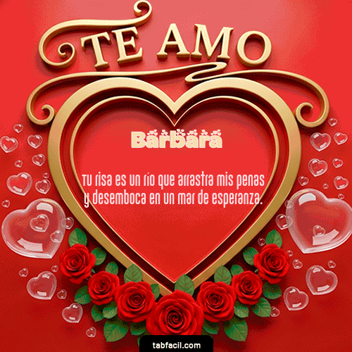 GIF de Barbara - Te Amo