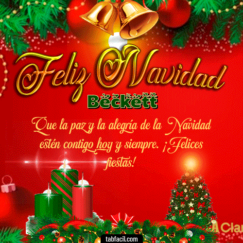 GIF de Beckett - Feliz Navidad