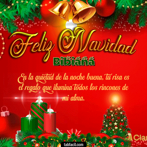 GIF de Bibiana - Feliz Navidad