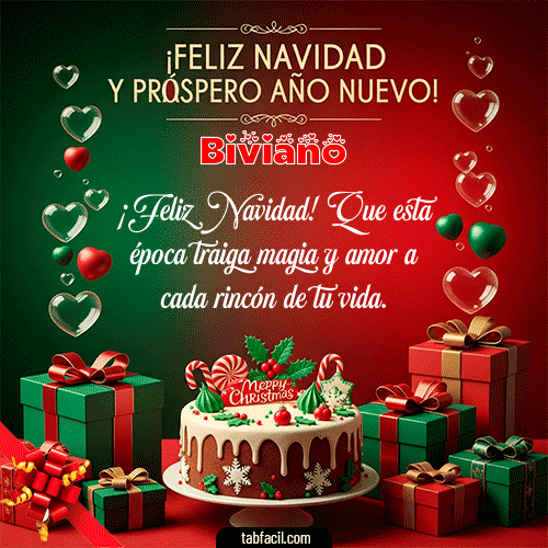 GIF de Biviano - Feliz Navidad y Próspero Año Nuevo