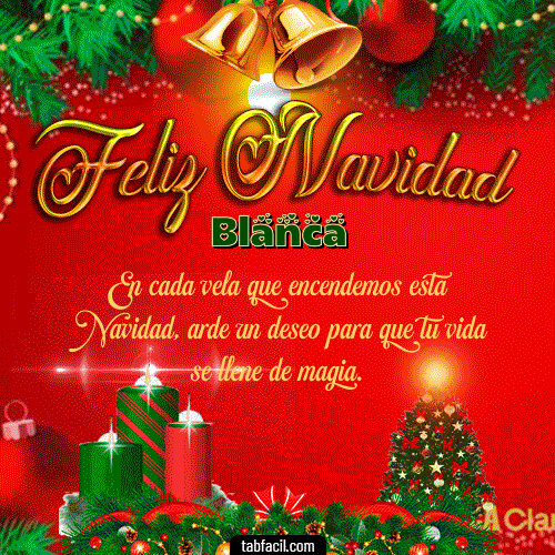 GIF de Blanca - Feliz Navidad