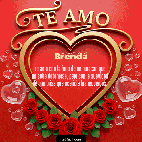 GIF de Brenda - Te Amo