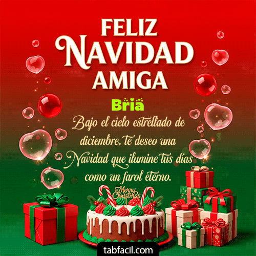GIF de Bria - Feliz Navidad Amiga