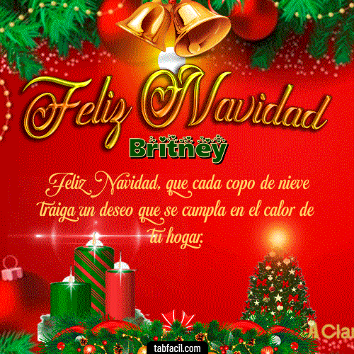 GIF de Britney - Feliz Navidad