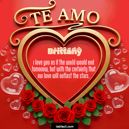 GIF de Brittany - Te Amo