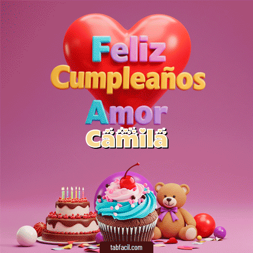 Ver GIF de 💞 Feliz Cumpleaños Amor GIF de Camila - 💞 Feliz Cumpleaños Amor
