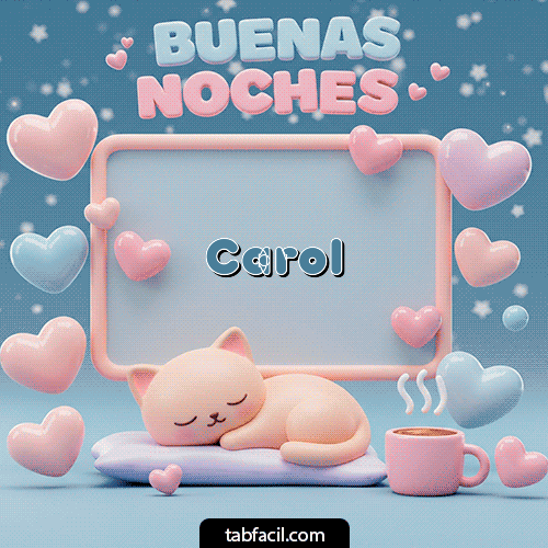 Buenas Noches Carol GIF