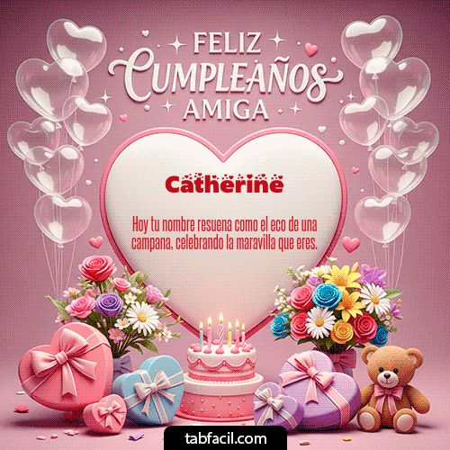 GIF de Catherine - Feliz Cumpleaños Amiga