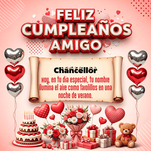 Feliz Cumpleaños Chancellor GIF