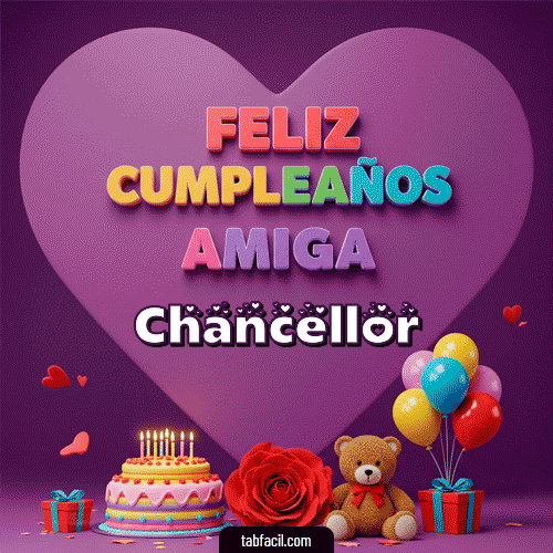 Feliz Cumpleaños Chancellor GIF