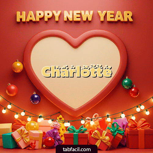 GIF Animado de Feliz Año Nuevo para Charlotte - Happy New Year lights