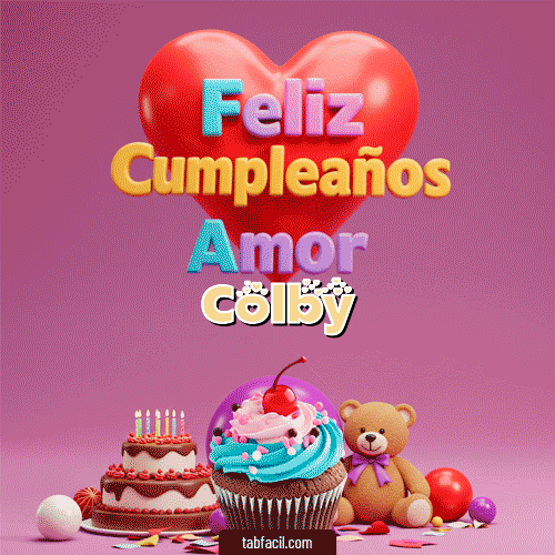 Feliz Cumpleaños Colby GIF