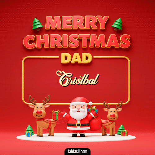 Feliz Navidad Cristóbal GIF