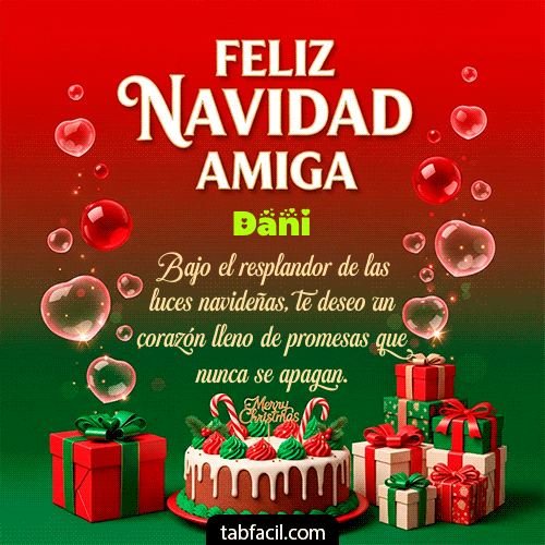 Ver GIF de Feliz Navidad Amiga GIF de Dani - Feliz Navidad Amiga