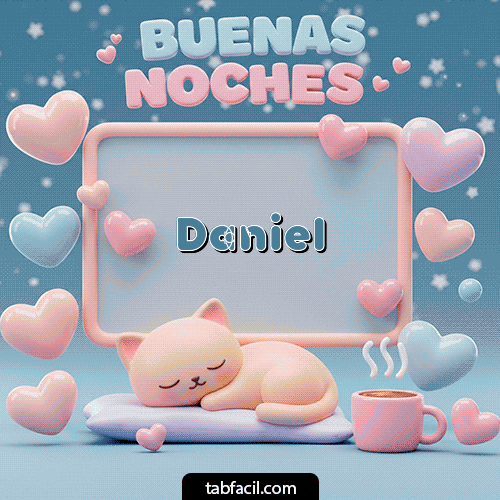 GIF de Daniel - Luna estrellas de buenas noches
