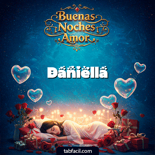 Buenas Noches Daniella GIF