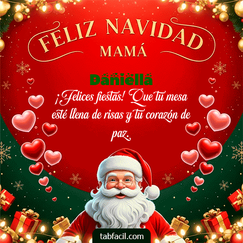 Feliz Navidad Daniella GIF