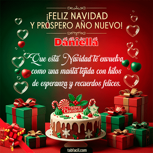Feliz Navidad Daniella GIF