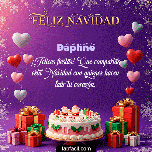 Feliz Navidad Daphne GIF