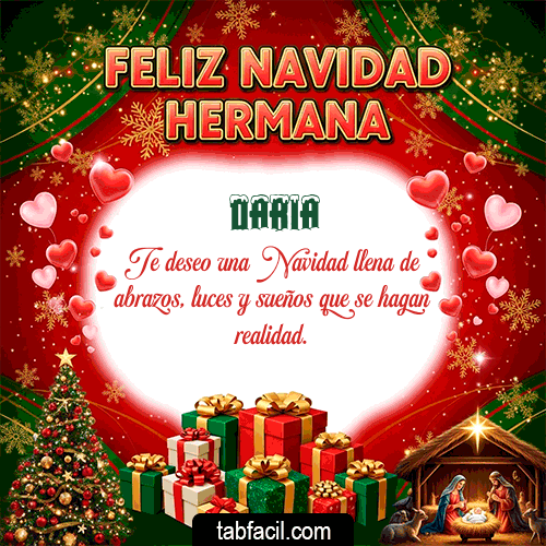 GIF de Daria - Feliz Navidad Hermana