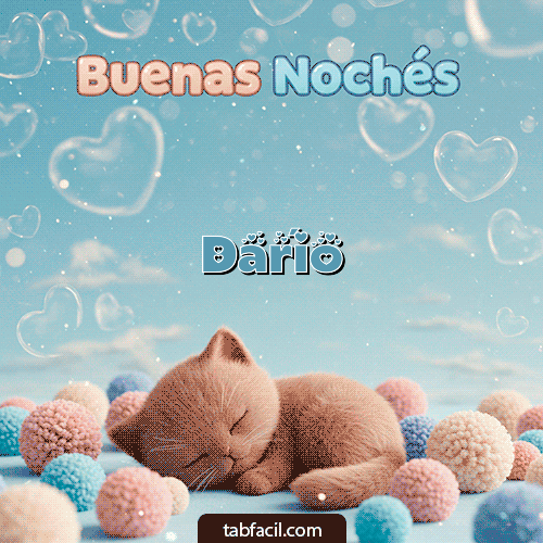 Buenas Noches Darío GIF