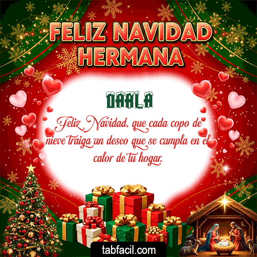 Feliz Navidad Darla GIF