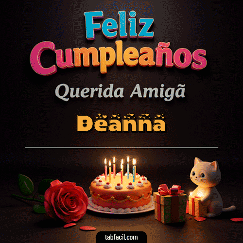 Feliz Cumpleaños Deanna GIF