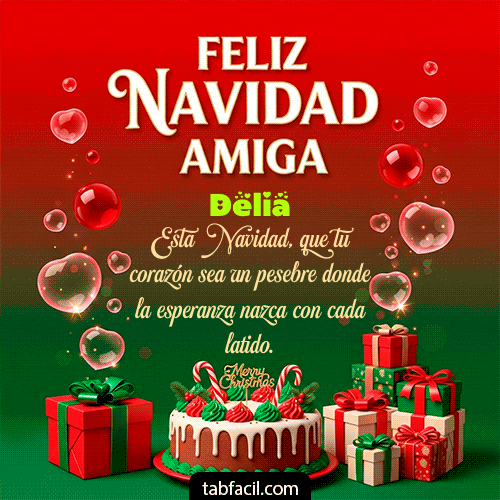 Ver GIF de Feliz Navidad Amiga GIF de Delia - Feliz Navidad Amiga