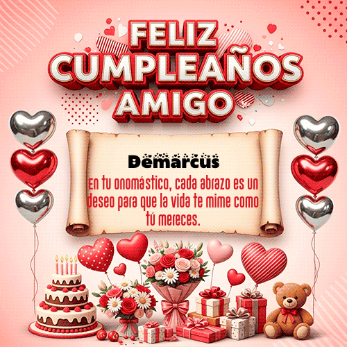 Feliz Cumpleaños Demarcus GIF
