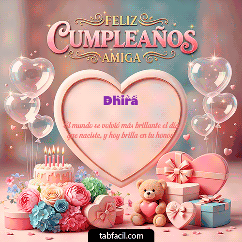 Feliz Cumpleaños Dhira GIF