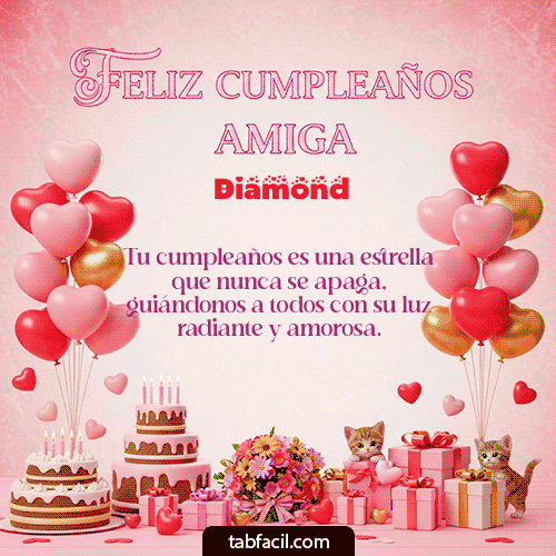 Feliz Cumpleaños Diamond GIF