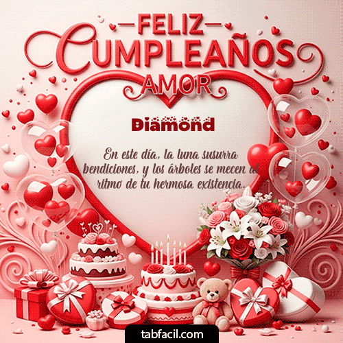 Feliz Cumpleaños Diamond GIF