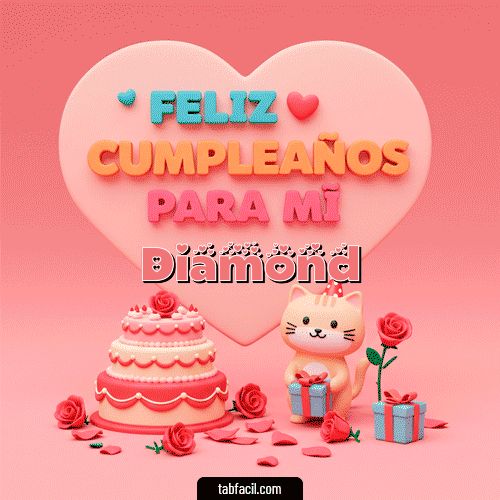 Feliz Cumpleaños Diamond GIF