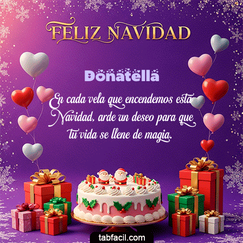 Feliz Navidad Donatella GIF