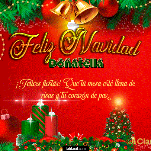 Feliz Navidad Donatella GIF